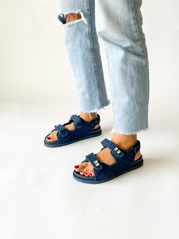 Sandales LESLIE Bleu 2 Sandales LESLIE Bleu – Image 2