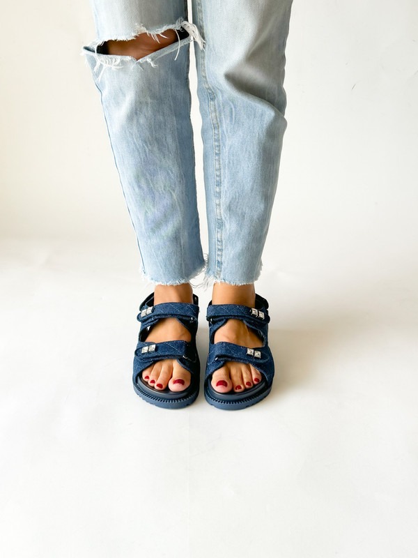 Sandales LESLIE Bleu 4 Sandales LESLIE Bleu – Image 4