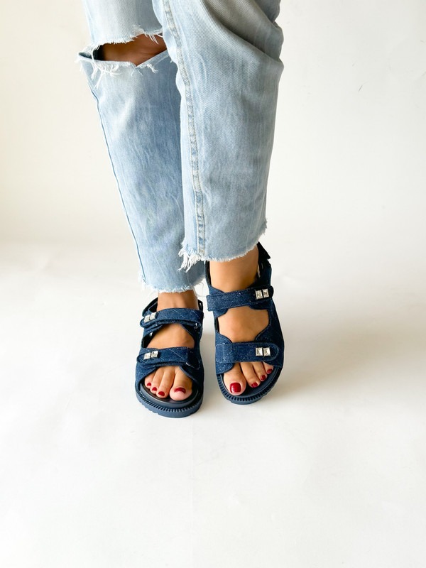 Sandales LESLIE Bleu 5 Sandales LESLIE Bleu – Image 5